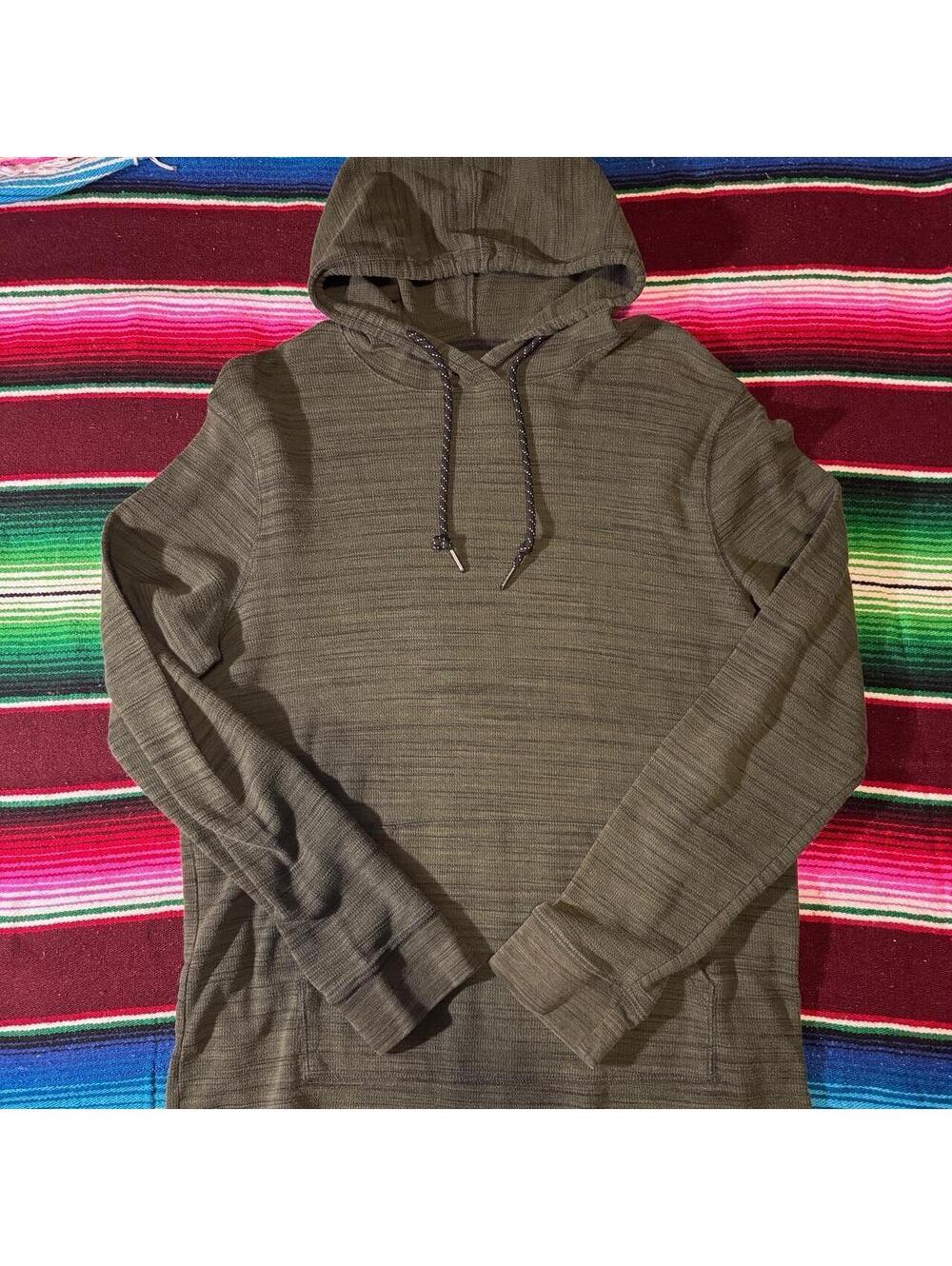 Urban Pipeline Khaki Green Striped Hoodie